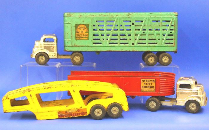 Vintage  Structo toy trucks