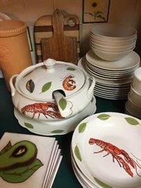 MAJILLY BIA Cordon Bleu crawfish bowls and lobster tureen