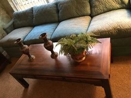 Kent of Grand Rapids Chinese Chippendale coffee 4' x 22" table H 15" 