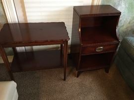 On Right: Pair of Heritage Henredon Nightstands