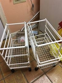 Elfa 5 drawer shelves storage, as is