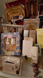 Vintage perfumes and cologne