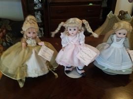 madame alexander PERFECT PEARL, JUST LIKE MOMMIE, LITTLE WOMEN AMY