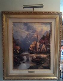 THE FOREST CHAPEL by THOMAS KINKAID signed limited