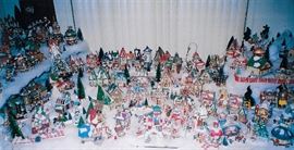 just a portion of THE SNOW VILLAGE