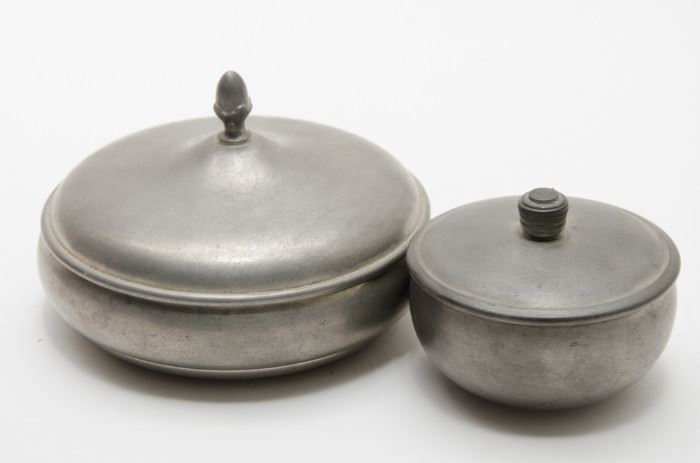 Handcrafted Pewter Lidded Bowlshttp://www.ctonlineauctions.com/detail.asp?id=668280