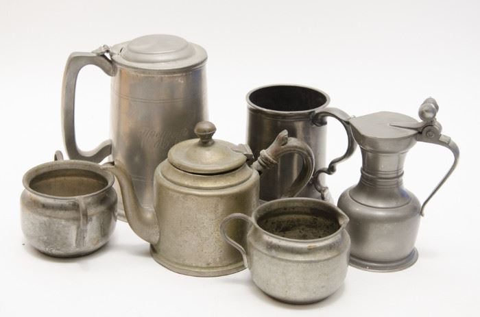  Various Pewter Covered Serving Pieces  http://www.ctonlineauctions.com/detail.asp?id=668258