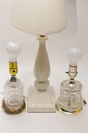  Trio of Table Lampshttp://www.ctonlineauctions.com/detail.asp?id=668268