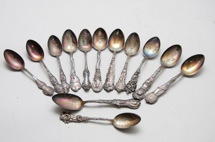  Sterling Silver Commemorative State Spoonshttp://www.ctonlineauctions.com/detail.asp?id=668277