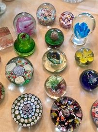 Paperweight collection ~ several sold on Sat. but there are still many available.