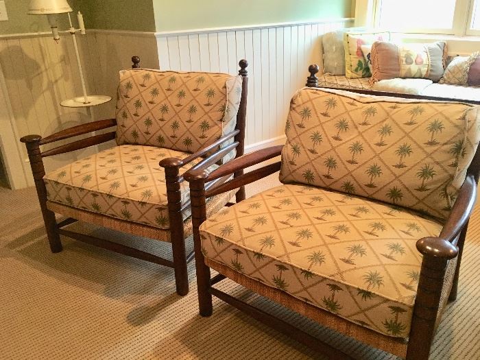 Pair of Bob Timberlake arm chairs 