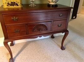 Antique lowboy