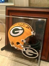 Reggie White autographed helmet