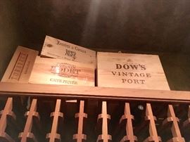 Wood wine crates