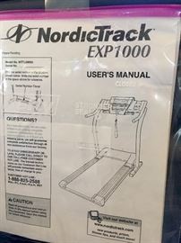 Nordic Track Exp 1000 treadmill 