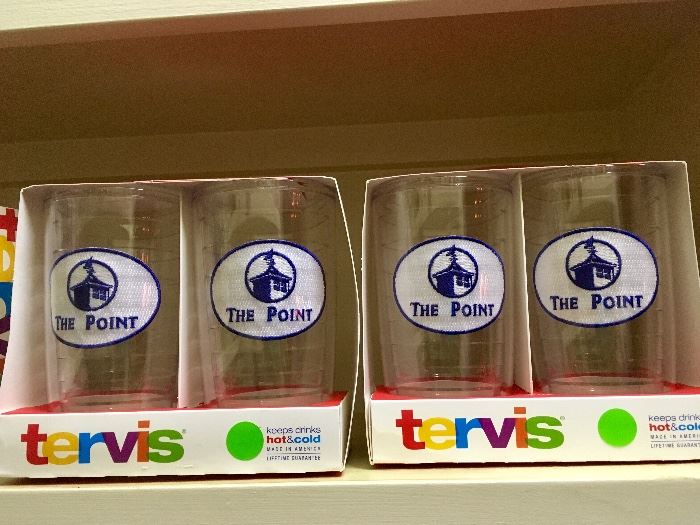 Sets of new Tervis “The Point” cups