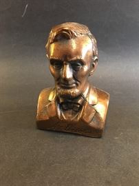 Vintage Abraham Lincoln Coin Bank