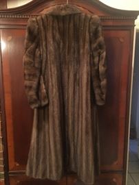 Michael Forrest Mink Fur Coat.   It's been cold this month in Texas so this mink coat will keep you warm.