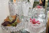 Loads of glass and crystal