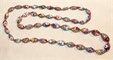 Murano glass bead necklace