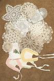 Handmade lace doilies and such from 1930s and earlier in excellent condition!