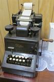 Antique adding machine