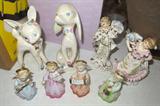 Vintage decor and figurines