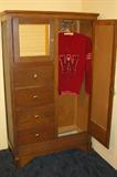 Antique wardrobe cabinet