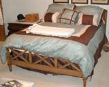 Mission style bedframe