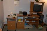 Desk - includes matching file cabinet