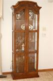 Lighted curio cabinet