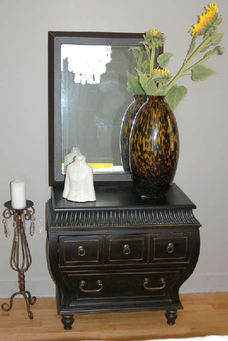 Black Bombay chest