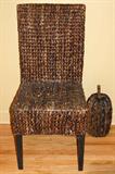 Rattan accent chair