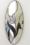 Stained glass mirror