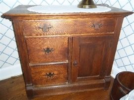 Washstand circa 1830, hand rubbed finish