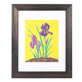 Martha Rucker Mixed Media Collage "In the Sun"