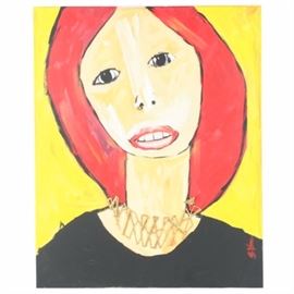 Sophia Kollstedt Acrylic Painting on Canvas