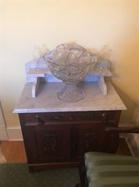Antique Marble Stand
