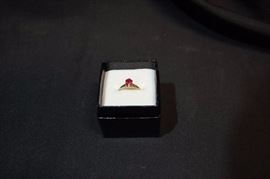 Gold & Ruby Ring