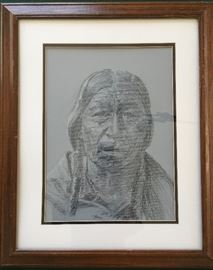 Indian Charcoal Original by  Texas Jack Hondo