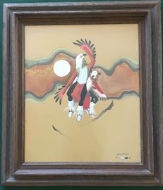 KiowaDancer print, Robert Redbird, member CAA