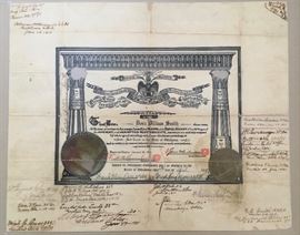 DoraWilliamsSmith antique certificate