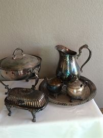Silverplate set...used by Ben and Carol Johnson as found