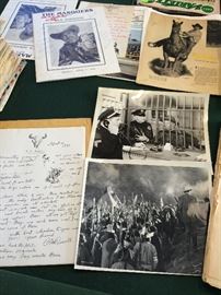Memorabilia, originals and autographed