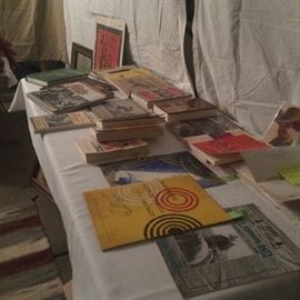 Paper items in garage