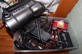 Canon camcorder with tapes
