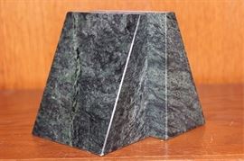 Pair of stone bookends
