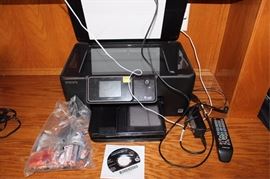 HP Touchsmart printer with wireless e print and  extra cartridges
