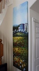 Giclee hanging wall art, large, 71" L x 21 1/2" W

