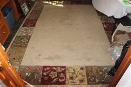 8' x 10 1/2' wool rug
